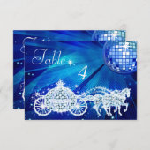 Discobal, Prinses Coach & Paarden Dubbelzijdig Kaart (Voorkant / Achterkant)