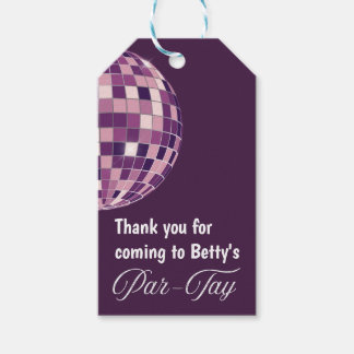 Discoball party cadeau label cadeaulabel