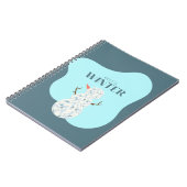 Discoball Snowman Notitieboek (Linkerzijde)