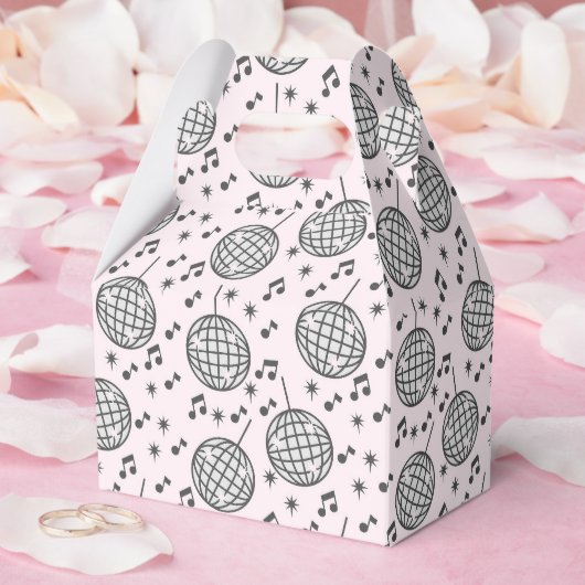 Discoballen en Muzieknoten Bedankdoosjes (Huwelijk)