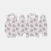 Discoballen en Muzieknoten Bedankdoosjes (Uitgevouwen)