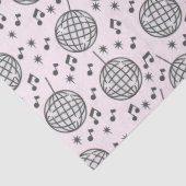 Discoballen en Muzieknoten Tissuepapier (Detail)