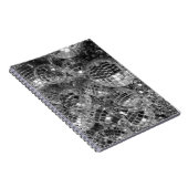 Discoballen zwart-wit foto notitieboek (Rechterzijde)