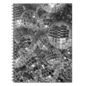 Discoballen zwart-wit foto notitieboek (Voorkant)