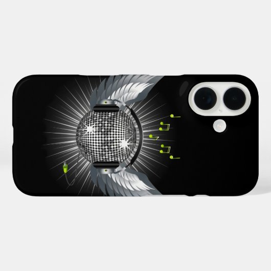 Discobalvleugels Case-Mate iPhone Case (Achterkant (horizontaal))