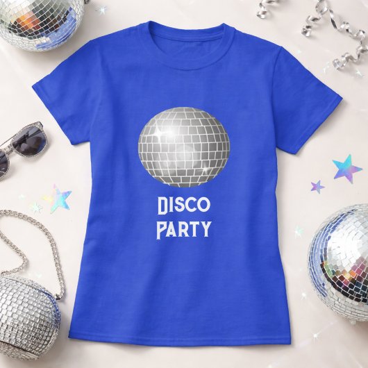 Discofeest Grappige Disco Bal  T-shirt
