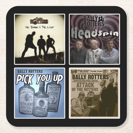 Discografie - Beer Mats Kartonnen Onderzetters (Voorkant)