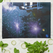 Discohartslag Theedoek (Gevouwen)