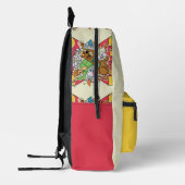 Discokoorts bij Scooby en Shaggy Bedrukte Rugzak (Links)