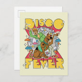 Discokoorts bij Scooby en Shaggy Briefkaart (Voorkant / Achterkant)