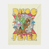 Discokoorts bij Scooby en Shaggy Fleece Deken (Voorkant)