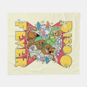 Discokoorts bij Scooby en Shaggy Fleece Deken (Voorkant (Horizontaal))