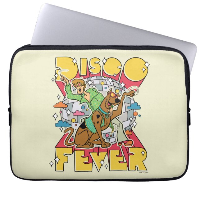 Discokoorts bij Scooby en Shaggy Laptop Sleeve (Voorkant)