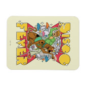 Discokoorts bij Scooby en Shaggy Magneet (Horizontaal)