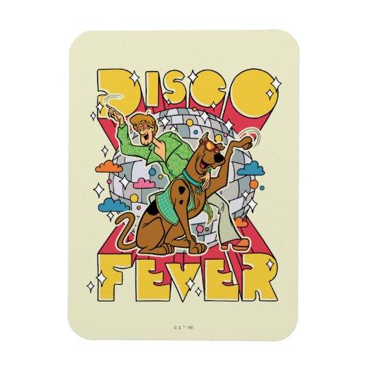 Discokoorts bij Scooby en Shaggy Magneet (Verticaal)