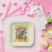 Discokoorts bij Scooby en Shaggy Papieren Bordje (Feest)