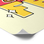 Discokoorts bij Scooby en Shaggy Poster (Hoek)