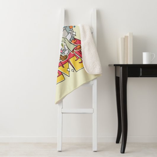 Discokoorts bij Scooby en Shaggy Sherpa Deken (In situ)