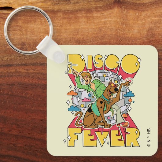 Discokoorts bij Scooby en Shaggy Sleutelhanger (Voorkant)