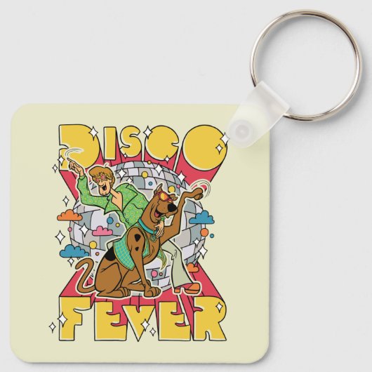 Discokoorts bij Scooby en Shaggy Sleutelhanger (Achterkant)