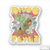 Discokoorts bij Scooby en Shaggy Sticker (Voorkant)