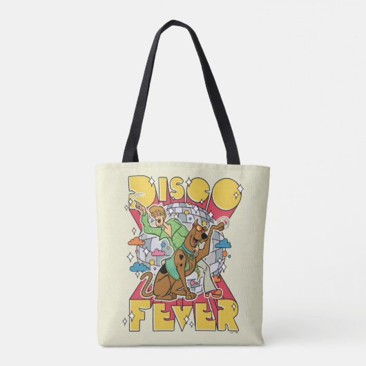 Discokoorts bij Scooby en Shaggy Tote Bag (Achterkant)