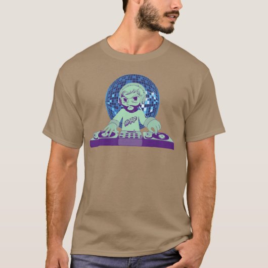 Discomuziek T-shirt (Voorkant)