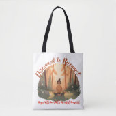 Disconnect to reconnect forest meditation art tote bag (Voorkant)