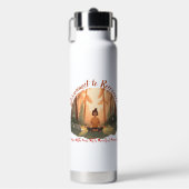 Disconnect to reconnect forest meditation art waterfles (Voorkant)