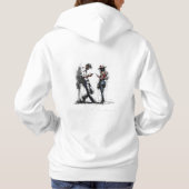 Disconnected Parallel Screens Silent Conversation  Hoodie (Achterkant)