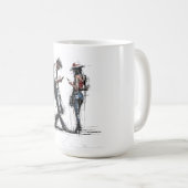 Disconnected Parallel Screens Silent Conversation  Koffiemok (Voorkant rechts)