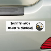 Discordiaanse Bumpersticker (Let op) (Op auto)