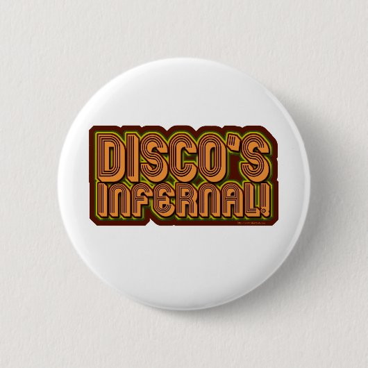Discos Infernal Ronde Button 5,7 Cm (Voorkant)
