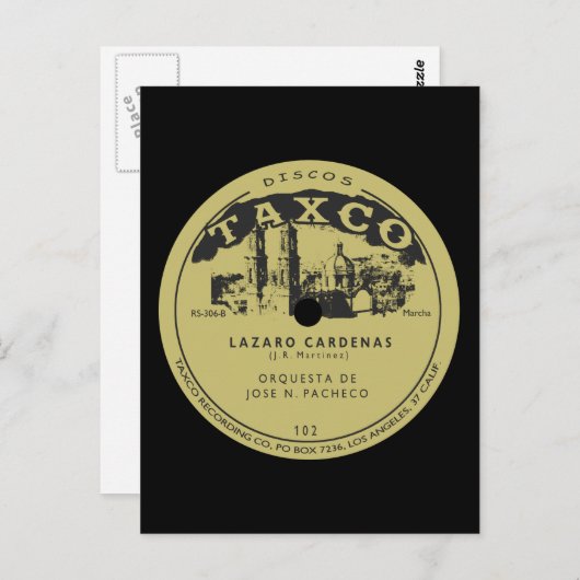 Discos Taxco Briefkaart (Voorkant / Achterkant)