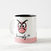 Discos Tweekleurige Koffiemok (Voorkant links)