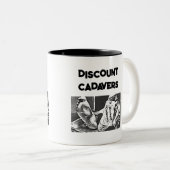Discount Cadavers Mug Tweekleurige Koffiemok (Voorkant rechts)