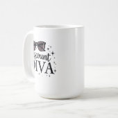 Discount Diva - Chic & Savvy Shopping Queen Koffiemok (Voorkant links)