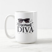 Discount Diva - Chic & Savvy Shopping Queen Koffiemok (Links)