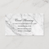 Discount voor planning van gebeurtenissen visitekaartje (Achterkant)