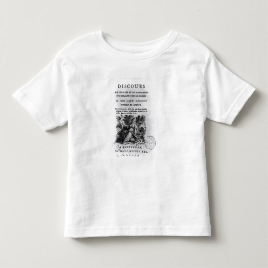 "Discours l'Origine et les Fondements Kinder Shirts (Voorkant)