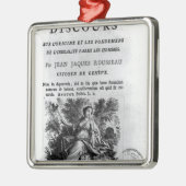 "Discours l'Origine et les Fondements Metalen Ornament (Links)