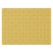 Discover Elegant Geometric Patterns with Gold Line Tafelkleed (Voorkant (Horizontaal))