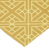 Discover Elegant Geometric Patterns with Gold Line Tafelkleed (Gekanteld)