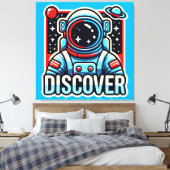 DISCOVER-EVA 2 CANVAS AFDRUK (Insitu (Slaapkamer))