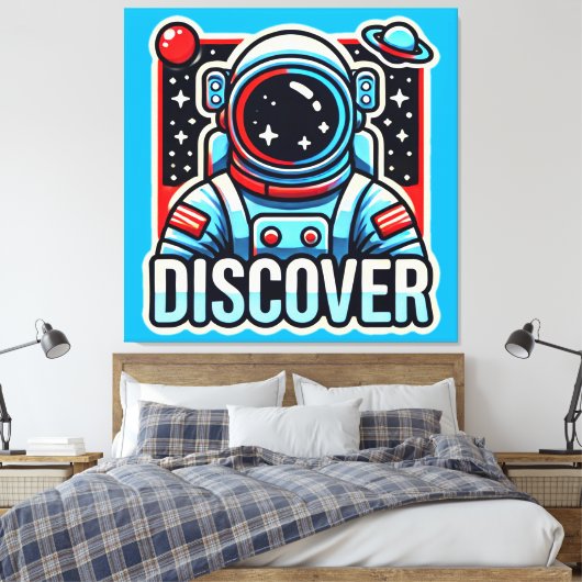 DISCOVER-EVA 2 CANVAS AFDRUK (Insitu (Slaapkamer))