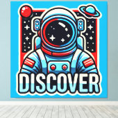 DISCOVER-EVA 2 CANVAS AFDRUK (Insitu (Houten vloer))