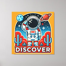 DISCOVER-EVA 4 CANVAS AFDRUK