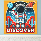 DISCOVER-EVA 4 CANVAS AFDRUK (Insitu (Houten vloer))