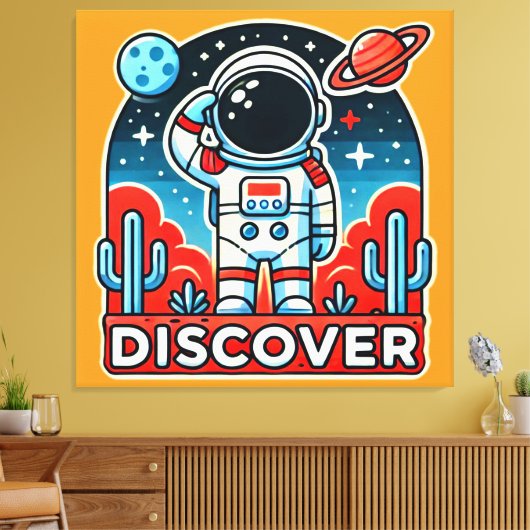 DISCOVER-EVA 4 CANVAS AFDRUK (Insitu (Woonkamer))