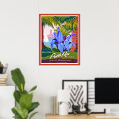Discover Puerto Rico Poster Print (Thuiskantoor)